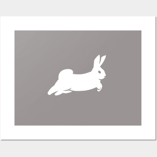 follow the white rabbit, bunny lovers Posters and Art